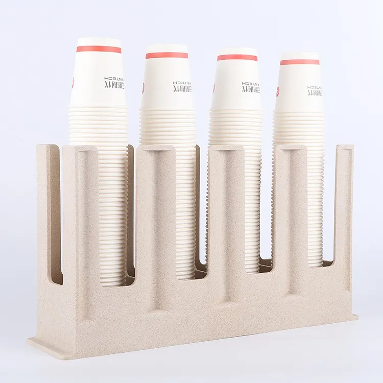 Plastic Paper Cup Holder Dispenser Organizer Coffee Drink Cup Stand