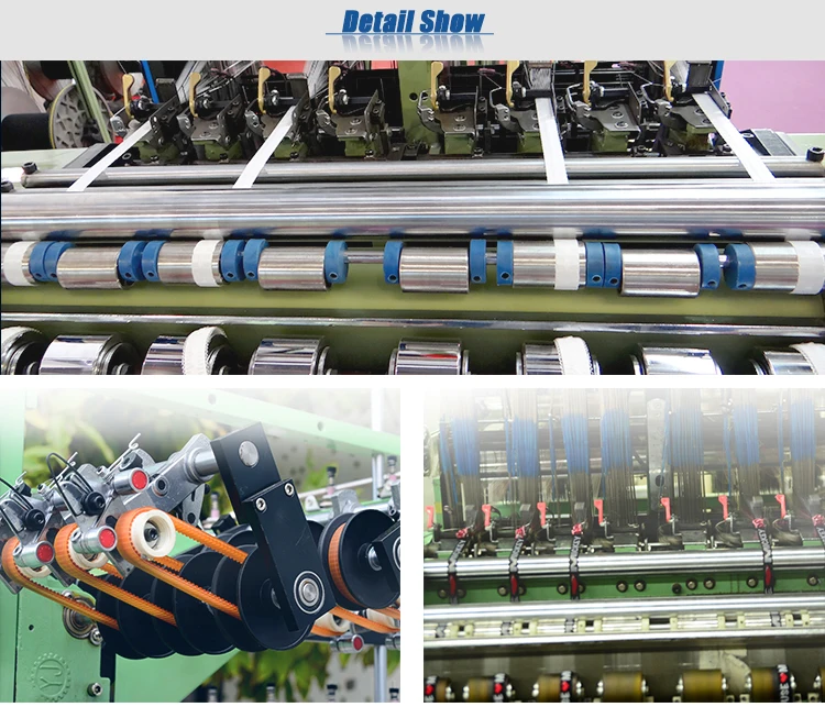 Yongjin textile needle loom garment label,woven label garment industrial machine