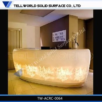 Solid Surface Fancy Office Front Desk Modern Round Reception Solid Surface Fancy Office Front Desk