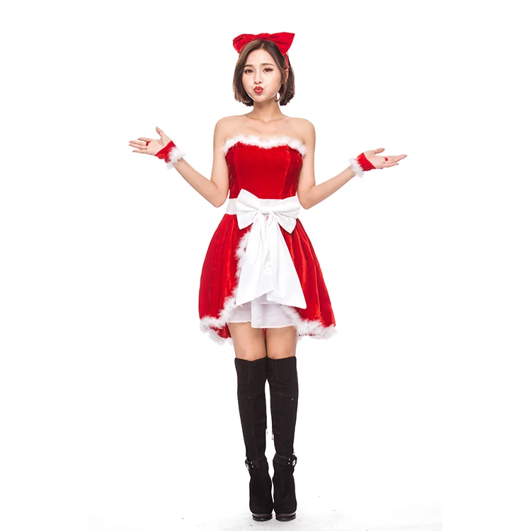 Vestido Rojo De Navidad Para Adultos,Disfraz Sexy De Santa,Halloween - Buy  Santa De La Navidad De Vestido,Santa Vestido De Traje,Las Mujeres De  Halloween Trajes Vestidos Product on 