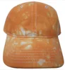cotton fabric for adult new baseball peaked tie dye washed hats and caps
