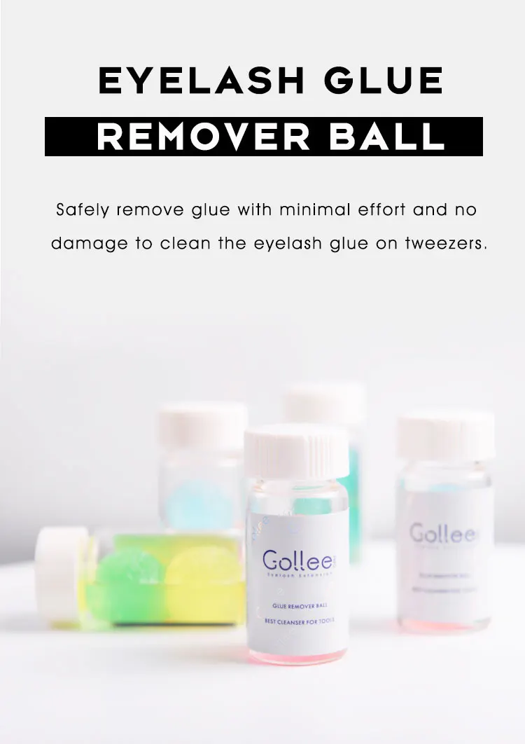 Gollee Reusable Tweezer Cleanser Glue Remover Ball Eyelash Extension Tools Buy Eyelash