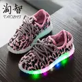 Kids Led Shoes spring autumn New Mesh Fashion Led Sneakers For Children s Breathable Sport Lighted