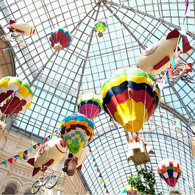 Plaza Hanging Decorative Hot Air Balloon Spring Summer Decoration