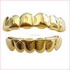 new design Fashion copper hip hop teeth grills for sale with gold color