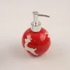 Christmas decoration ceramic santa clause liquid soap dispenser