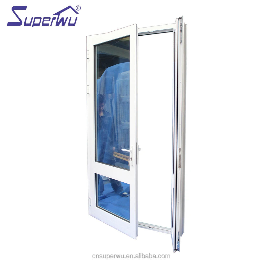 Шанхай upvc окна и двери производитель тонированные стекла upvc передней двери