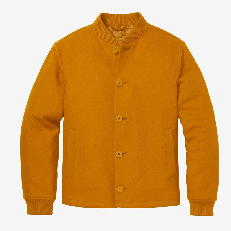 Latest Design Wholesale Blank Varsity Collar Mens Winter Jacket - Buy ...