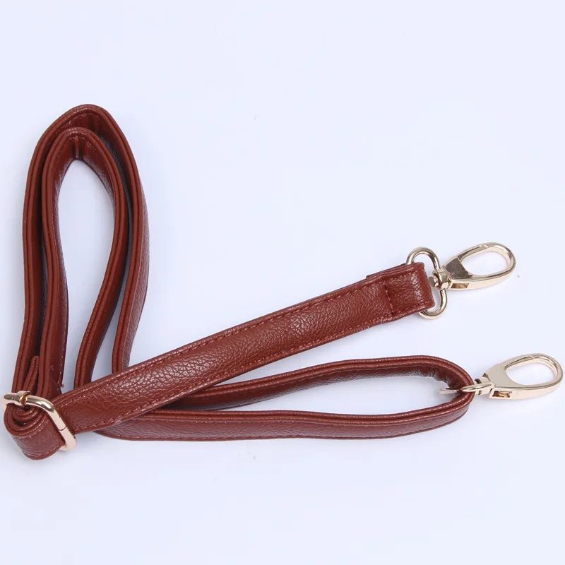 Women Handbags Accessories Dark Brown Pu Leather Belt Inclined Shoulder