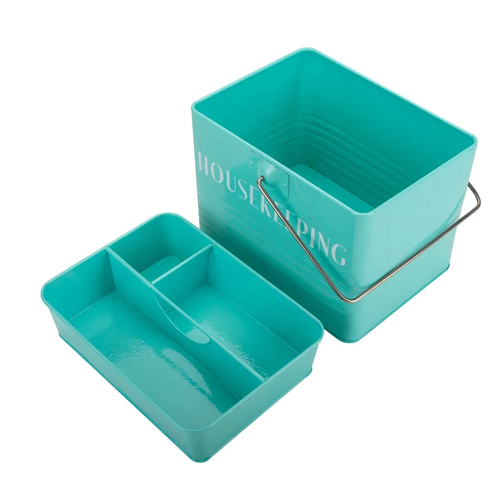 Removable Caddy Tray Housekeeper Cleaning Tool Carry Utility Caddy Box