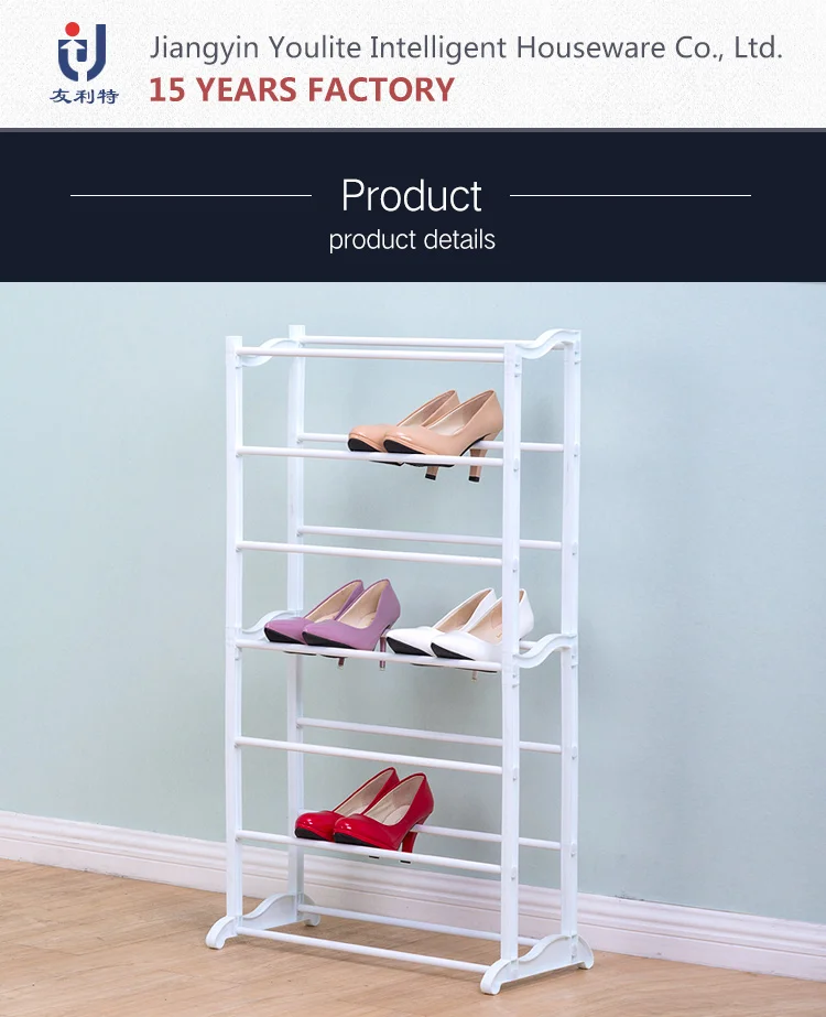 Tall Plastic Storage 50 Pair Shoe Rack Shelf Buy Portable Shoe Rack