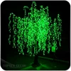 Outdoor LED lighted artificial weeping willow branches