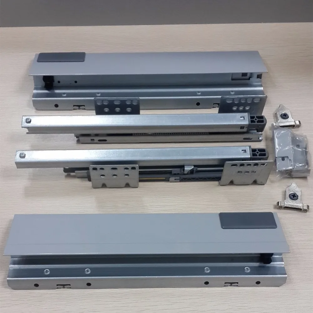 Tkw03 Undermount Easy Glide Three Fold Rolling Drawer Slides Hardware