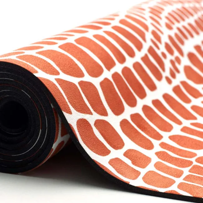 custom colorful self rolling  yoga mat with anti-slip