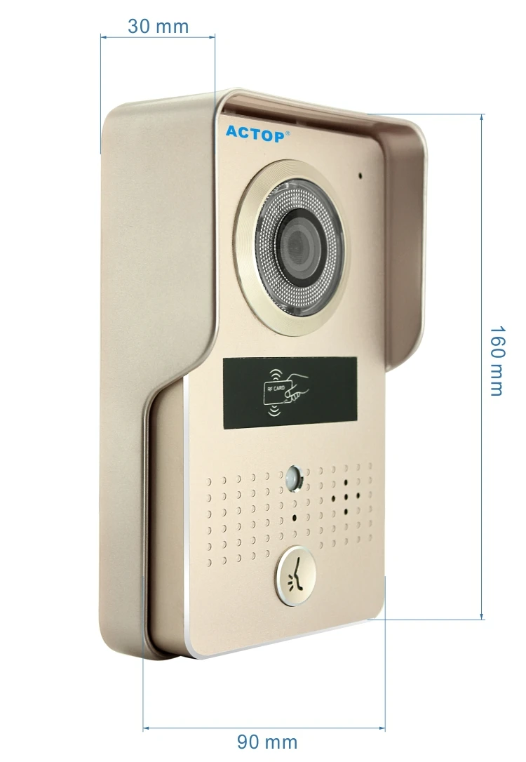 Oem Android Ios App Ulock Wifi Door Bell Camera Poe Door Calling