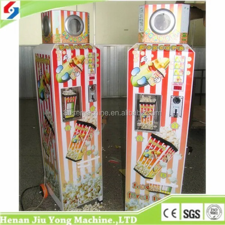 Commercial Coin Operated Vending Popcorn Machine Buy Coin Operated