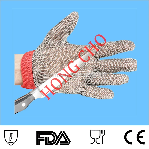 Work Glove Safety Cut Proof Glove Metal Welding Equip Butcher Mesh 25cm