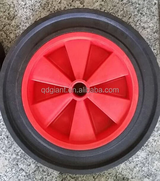 Semi-pneumatic rubber 12inch wheel
