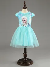 2015 New Elsa Anna Dress Girls Dress Cosplay Party Dresses Princess Children Baby Kids Baby Vestidos toddler Dresses