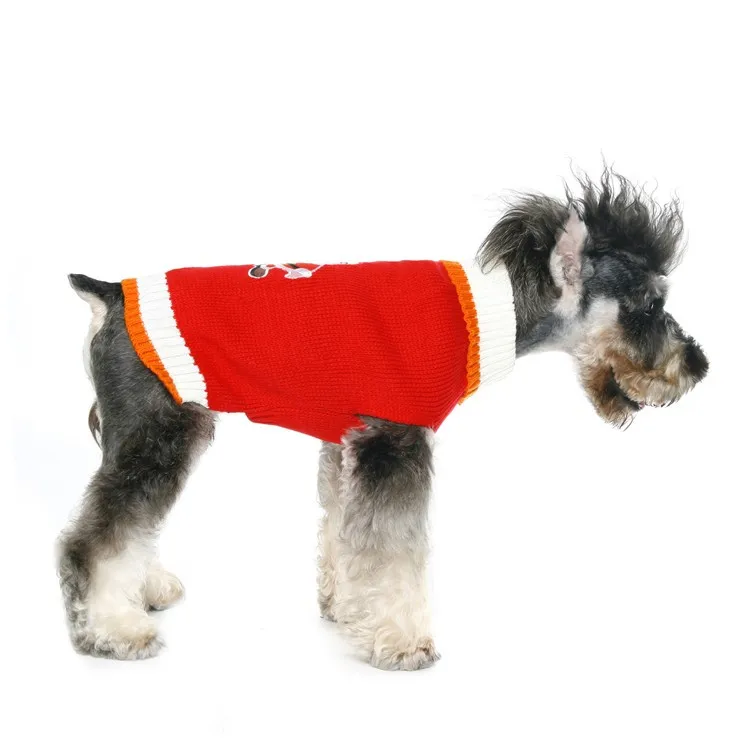 Accessoires Pour Animaux De Compagnie Hiver Et Automne Nouveau Design Pull En Laine Dessin Animé Noël Père Noël Correspondant Chien Et Propriétaire