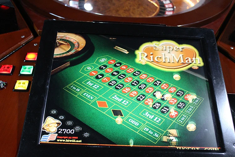 Luxury Roulette Game Machine 6 Players Electronic Roulette Machine For