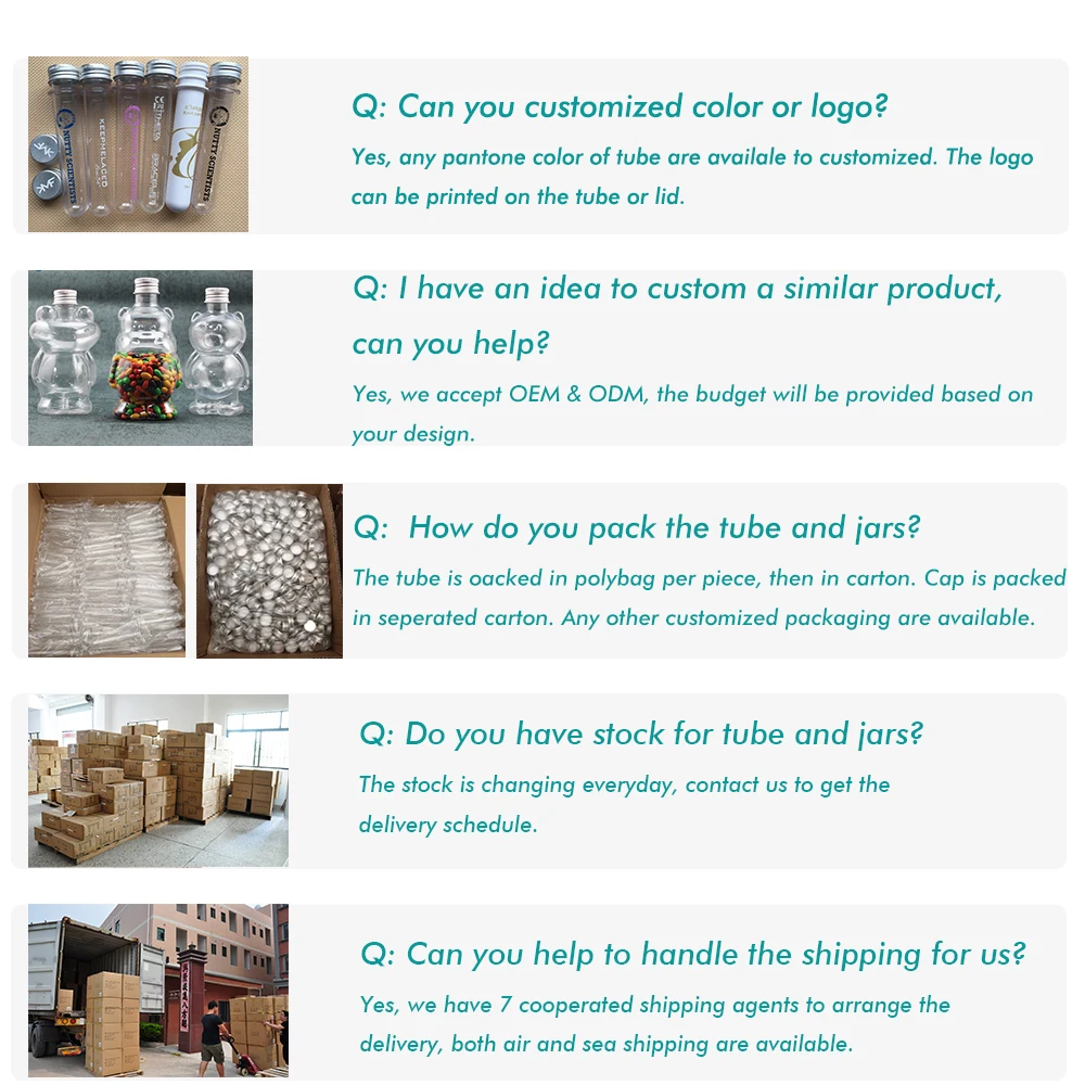 Yongli 140 X 25mm Eco- Friendly Pet Plastic And Aluminum Cap Clear Test ...