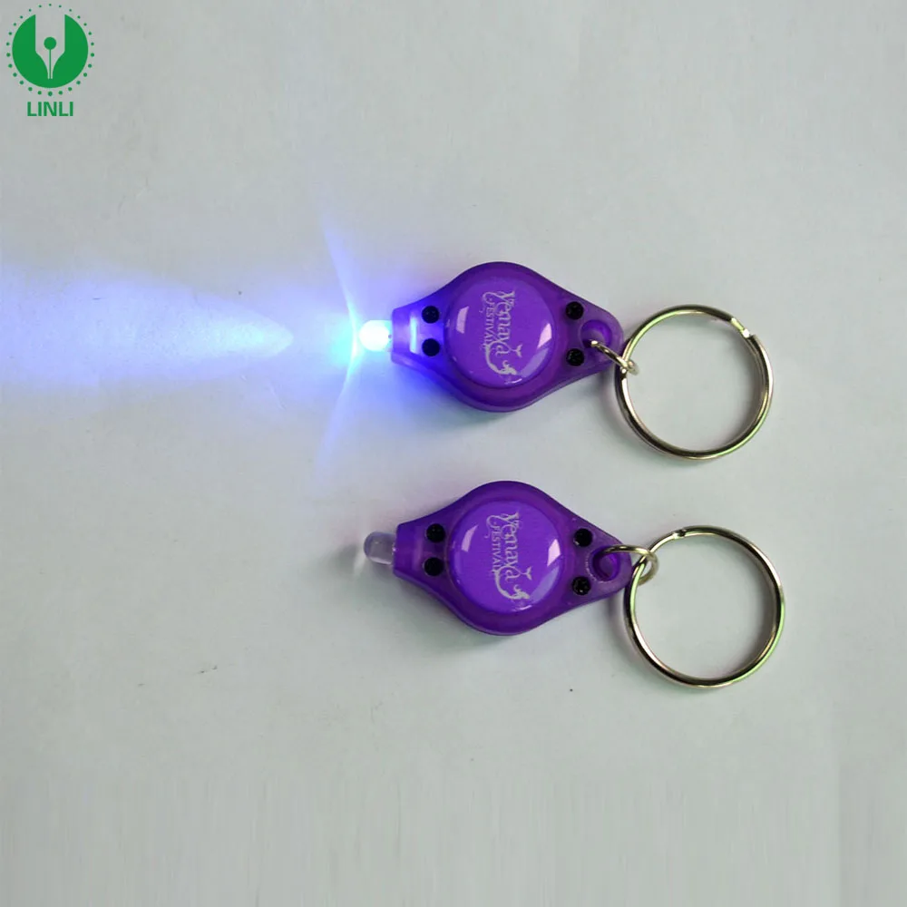 Promotion Plastic Mini Uv Keychain,Flashlight Led Keychain Light Buy