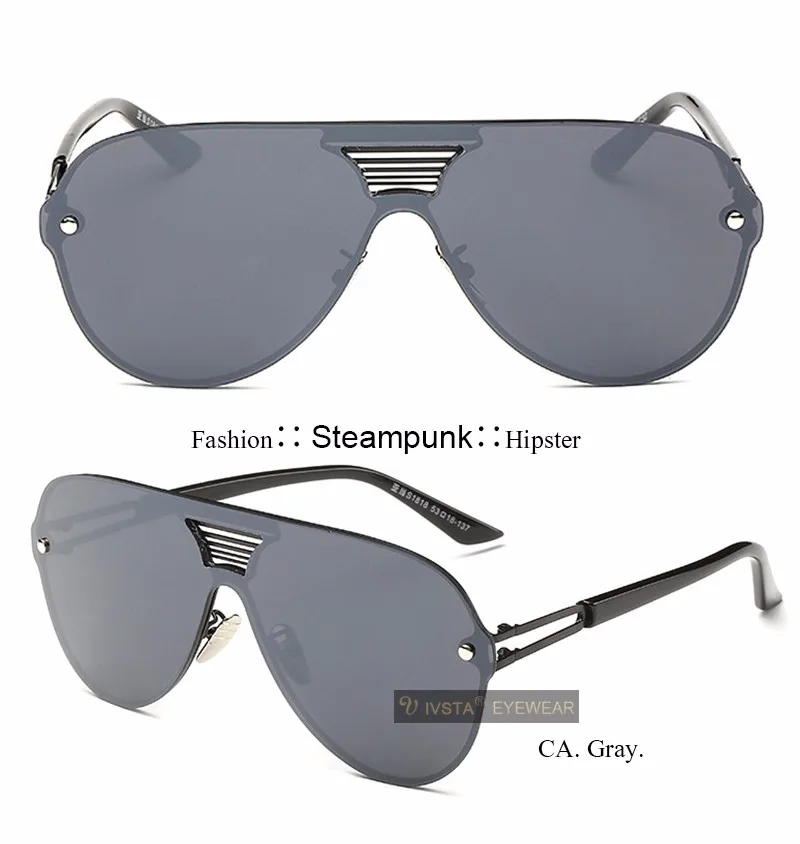 IVSTA Steampunk okulary przeciwsłoneczne dla mężczyzn męskie IVSTA Steampunk okulary przeciwsłoneczne dla mężczyzn męskie