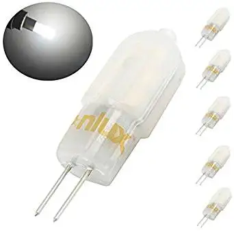 Lusta LED Co Display Warm White Accent Landscape Lighting Ltd Bonlux 5-Pack G6.35 LED Light Bulb 3 Watts 12 Volt G6.35//GY6.35 Bi-Pin JC Type LED 20W Halogen Replacement Bulb for Desk Lamp