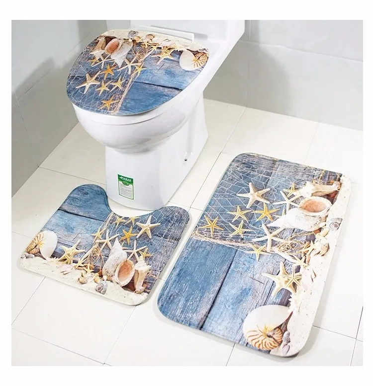 Wholesale Various Color Good Quality Most Popular Wc Toilet Mat Bath