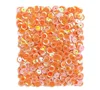 Custom Children Safety Opalescent Sequins 9mm Orange Loose Sequins Cup Sequin Crafts Glitter Spangles Beads For DIY Making