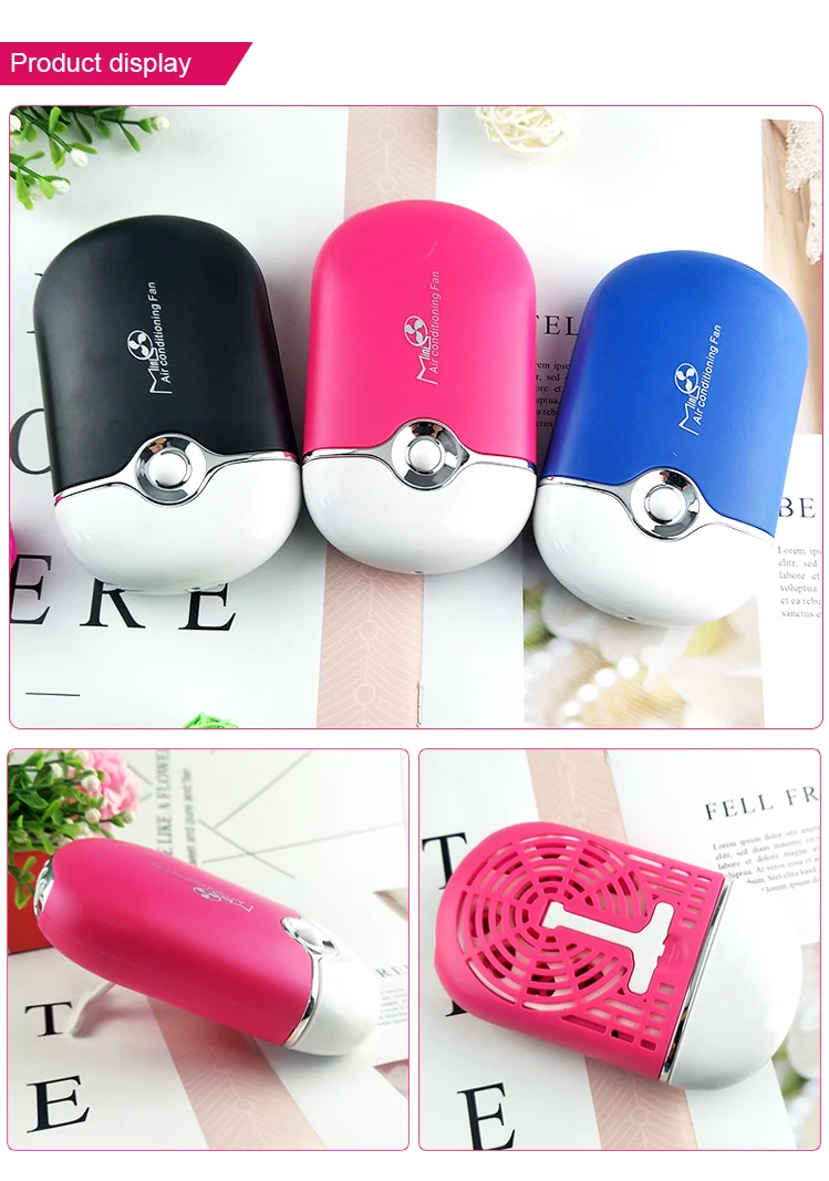 Portable Mini Blower Fan Air Conditioning Usb Charged Mini Fan Eyelash 