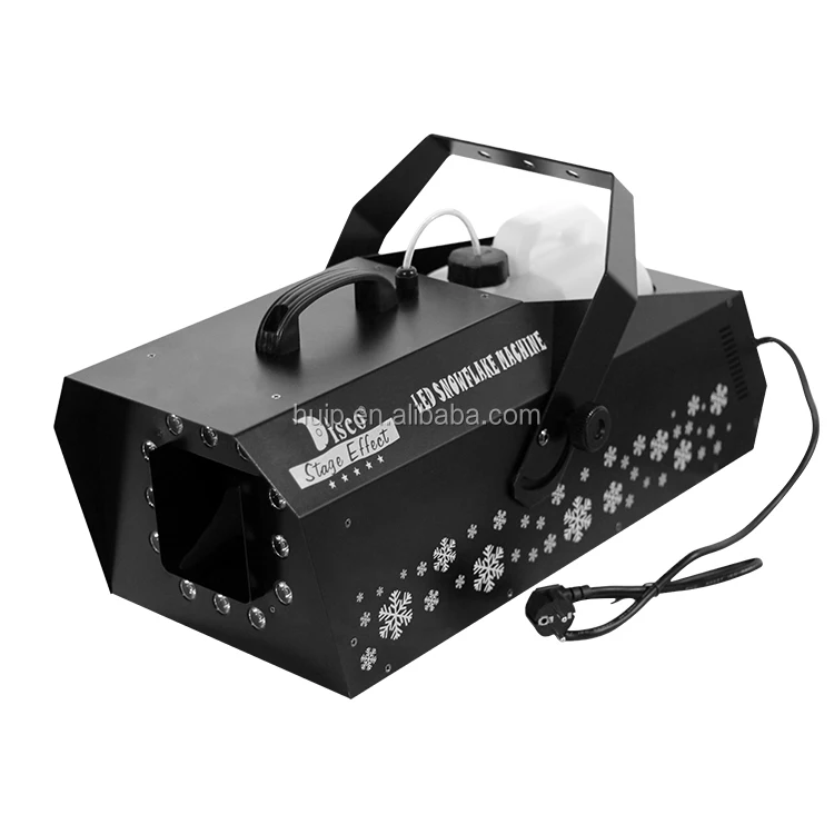 Atmosphere Effect Equipment 1500W DMX 512 LED Snow Machine for Wedding Party Events Stage