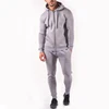 YL Custom Latest Design Mens Slim Gym Training Plain Fitted Tracksuit