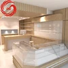 Hot sale metal hook cell phone accessory display wood mobile shop counter