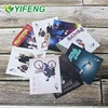 Custom Printed Food Grade Three-Side Heat Sealed Flat Pouch Kraft Paper 3 Side Seal Bags