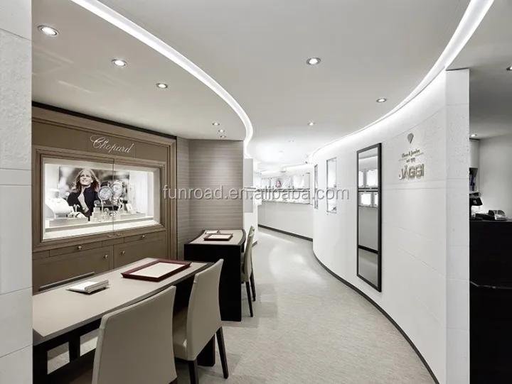 Jewelry shop interior design salon reception desk used jewelry ...