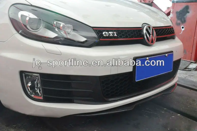 H Style Carbon Fiber Front Lip For Vw Golf Vi Mk6 Gti Buy For Gti