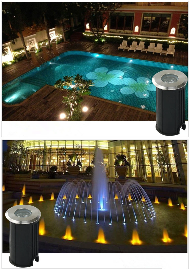 High Quality Ac Dc 12v 24v 1w 3w Waterproof Ip68 Mini Swimming Pool Led