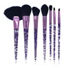 Melason 2019 New Makeup Brush 7Pcs Bling Liquid Glitter Crystal Makeup Brushes Professional Cosmetil Tools