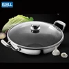 stainless steel wok dynasty non stick wok with honeycomb pattern wok cookware