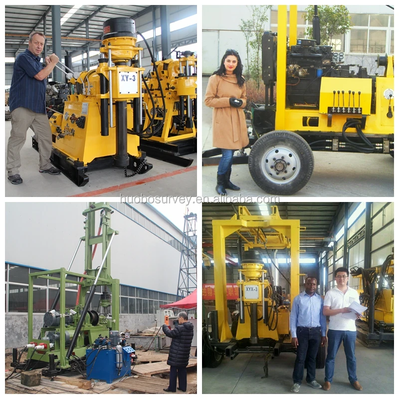 Spindle Rotary Speed Core Borehole Drilling Rigs with Small Volume