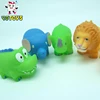 Mini plastic 3d vinyl baby bath doll, customized vinyl bady bath whale toys, cute sea animal baby bath playing toys