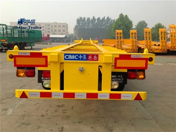 best quality 20ft container chassis trailer truck
