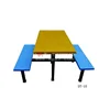 fixed outdoor beer table and bench set