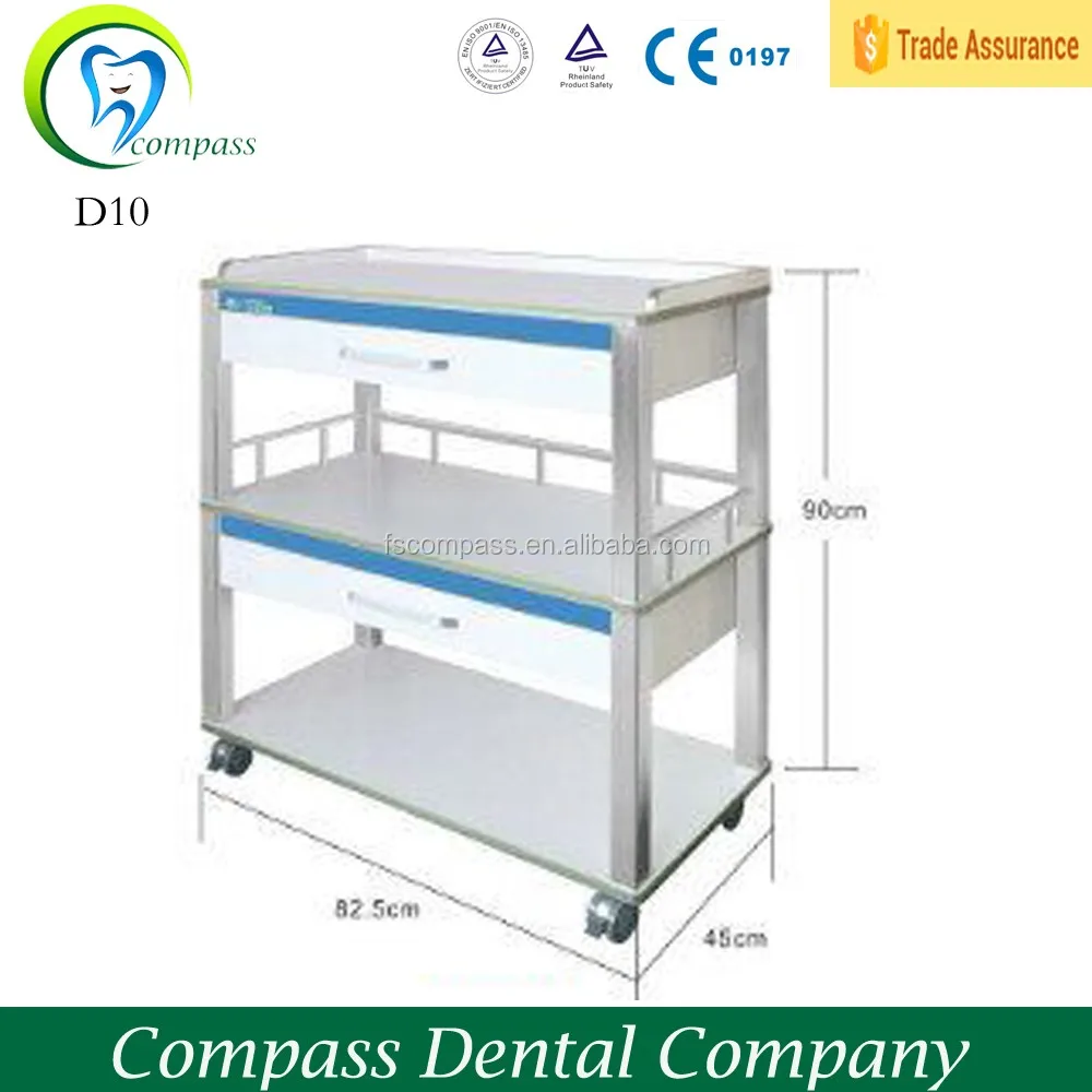 Single Mobile Durable Dental Furniture With Two Drawers Buy