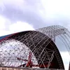 Security Structure Bolt Ball Connecting Space Frame Steel Structure Dome Coal Yard Storage For Thermal Power Plant