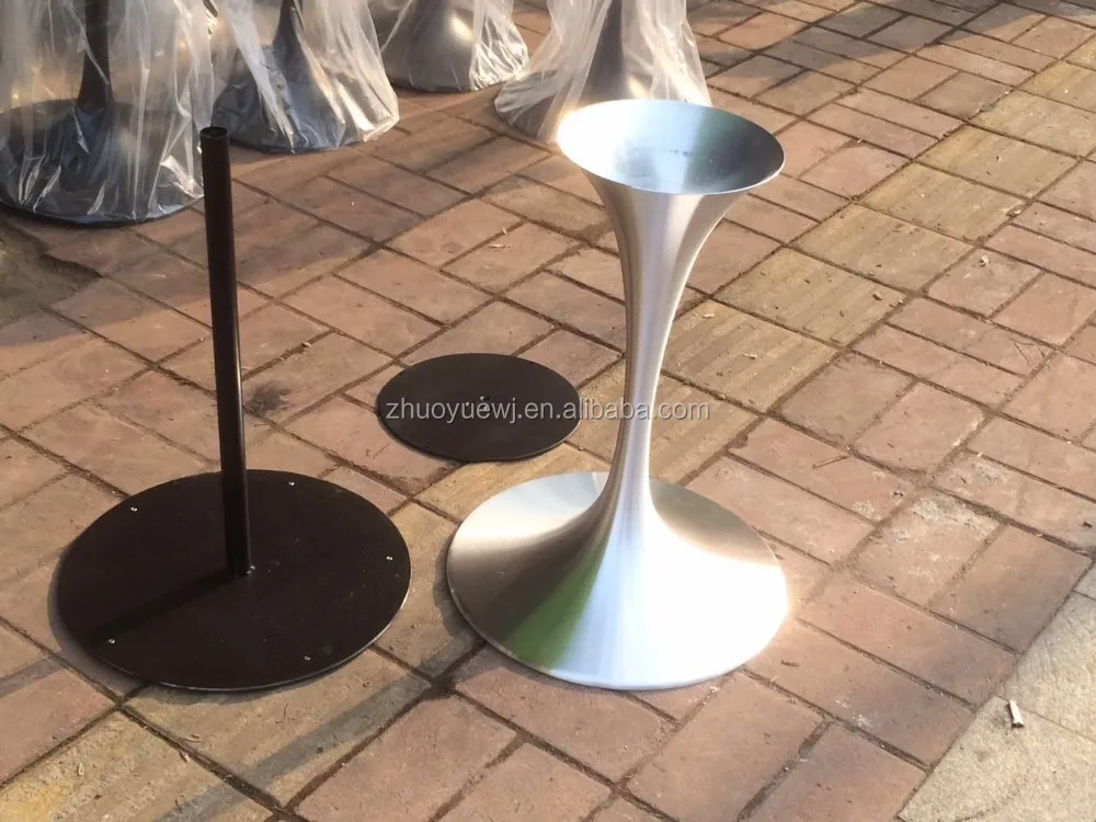 Brushed Aluminum Tulip Table Base for dining table MI-22
