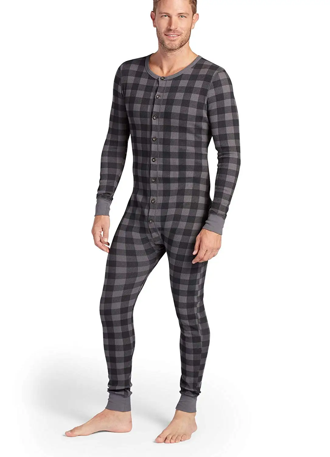 Jockey Mens Underwear Mens Waffle Union Suit