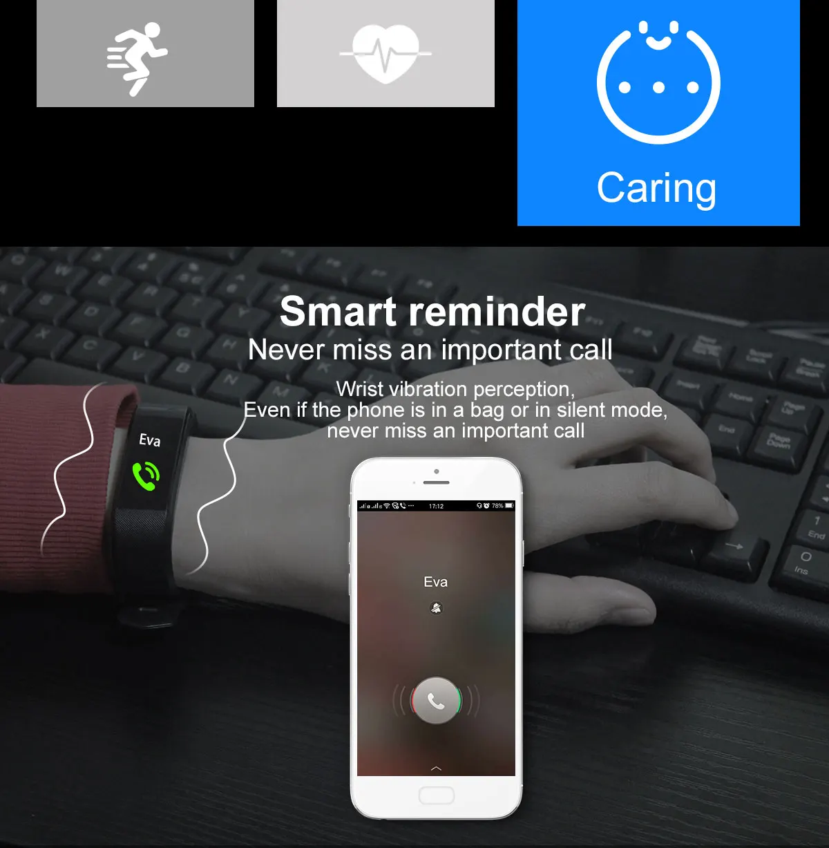 Color Screen waterproof Fitness Activity Tracker 115 with Blood Oxygen wristwatches for swimming